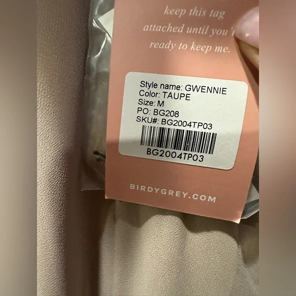Birdy Grey GWENNIE DRESS CHIFFON MediumNEW NWT BRIDESMAID WEDDING No Slit - Picture 5 of 9